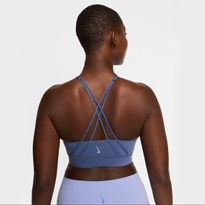 Nike Swoosh Luxe sports bra in size Small